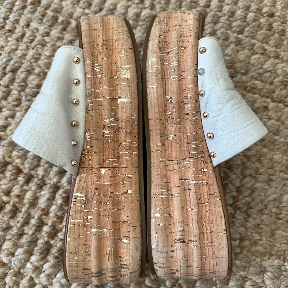 KURT GEIGER Women's Monica Croc-embossed Platform Slide size 37